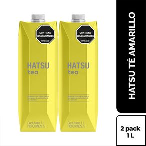 BEBIDA DE TE AMARILLO HATSU *2UND*1000ML