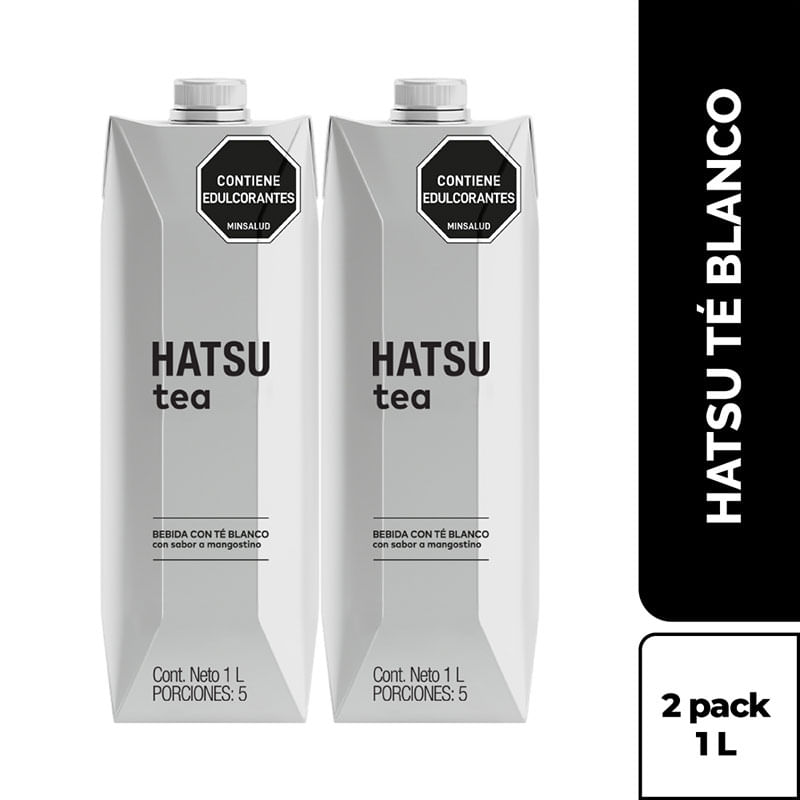 BEBIDA DE TE BLANCO  HATSU X 2UND*1000ML