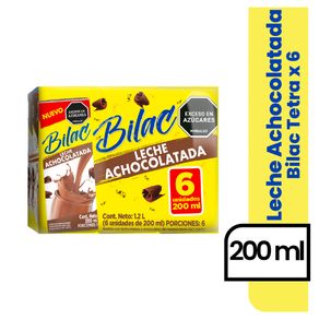 BEBIDA ACHOCOLATADA TETRA BILAC 6*200ML