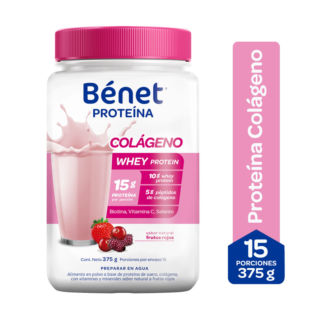 PROTEINA BENET FRUTOS ROJOS *375GR
