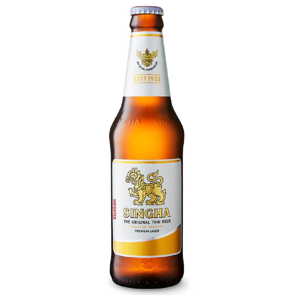 CERVEZA LAGER BEER SINGHA BOT *330ML