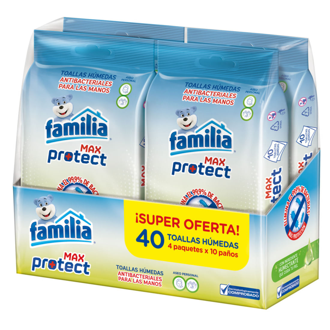 PAÑOS HUMEDOS FAMILIA ANTBA $ ESP
