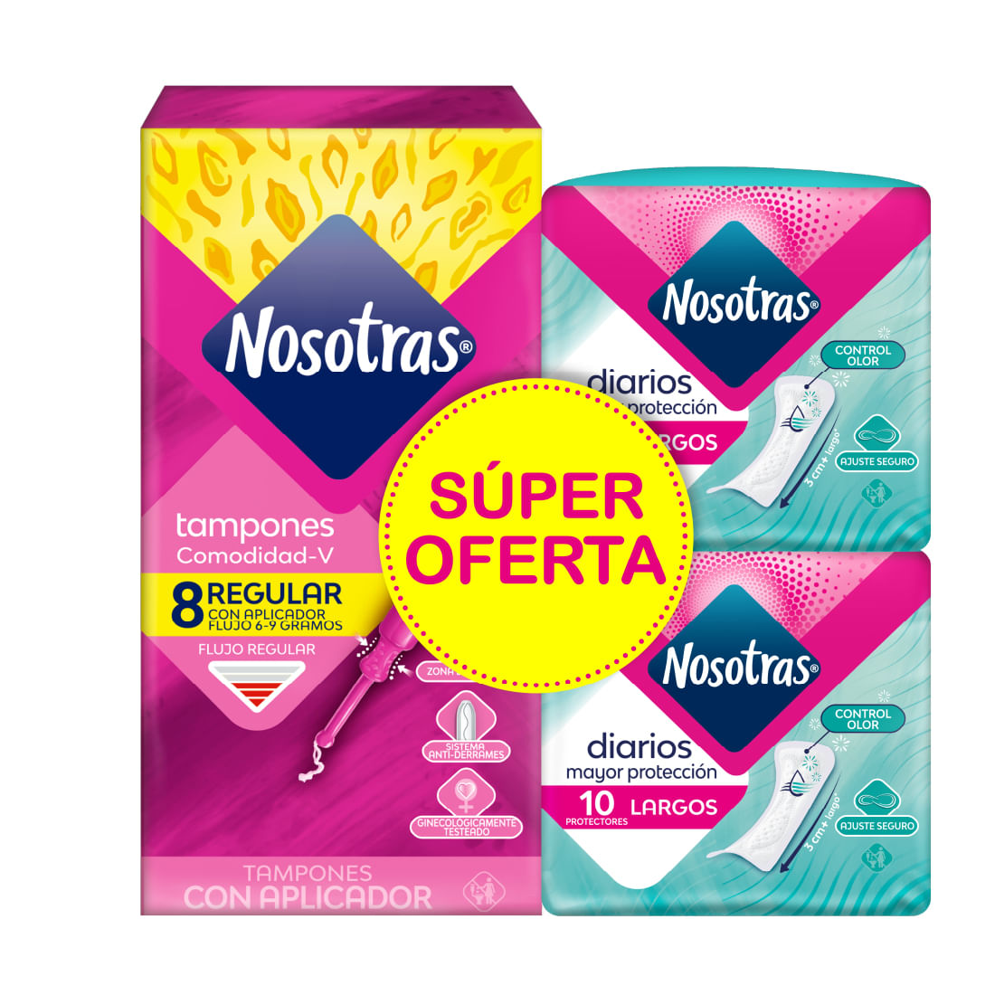 TAMPON APLICADOR  x  8UND+ 2 PROTECTORES