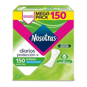 PROTECTORES DIARIOS NORMAL NOSOTRAS*150U