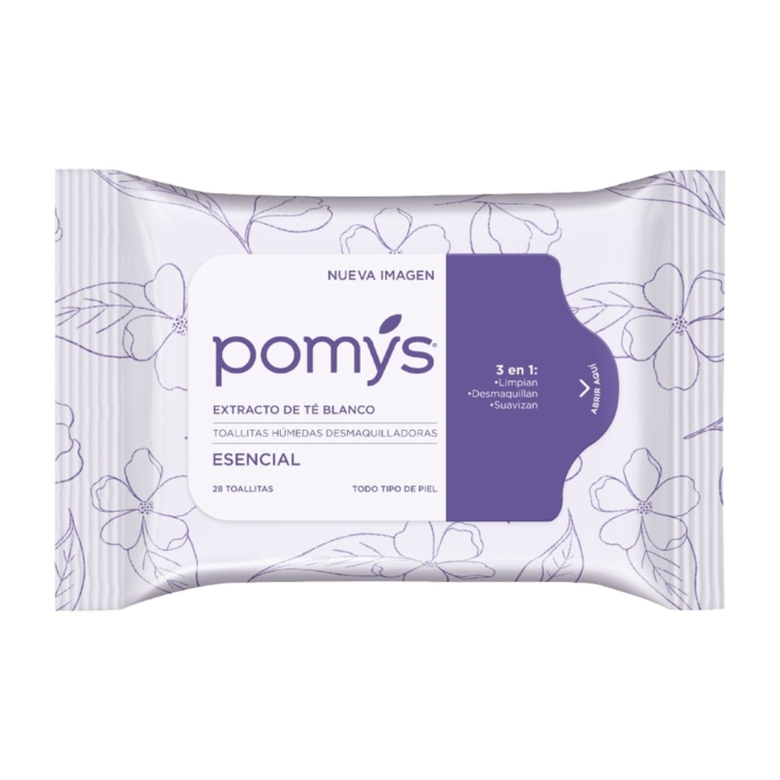 TOALLITA DESMAQUILLADORA BASI POMYS*24UN