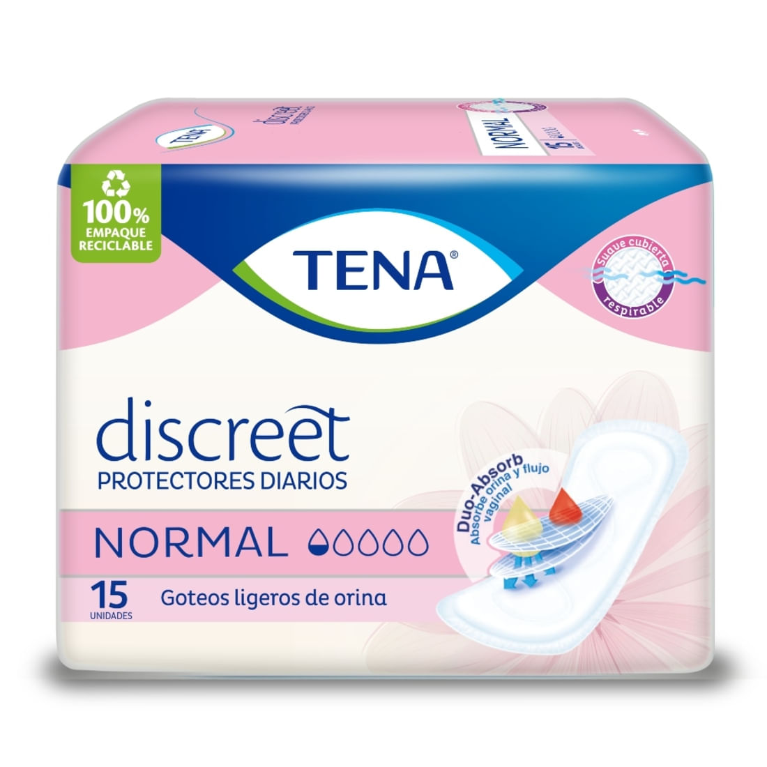 PROTECTORES LIGHTS BY TENA NORMAL  *15U