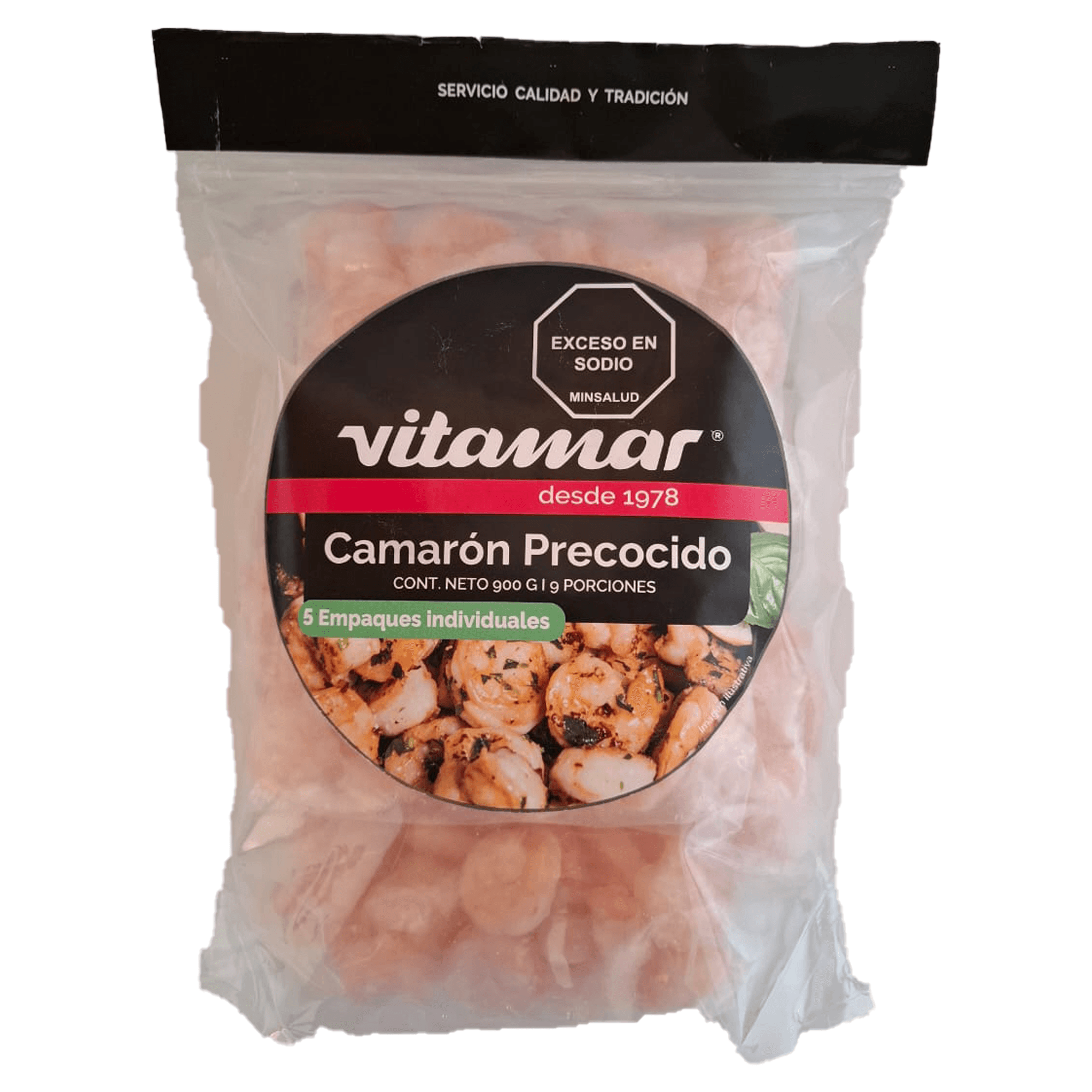 CAMARON PRECOCIDO PORC VITAMAR *900GR
