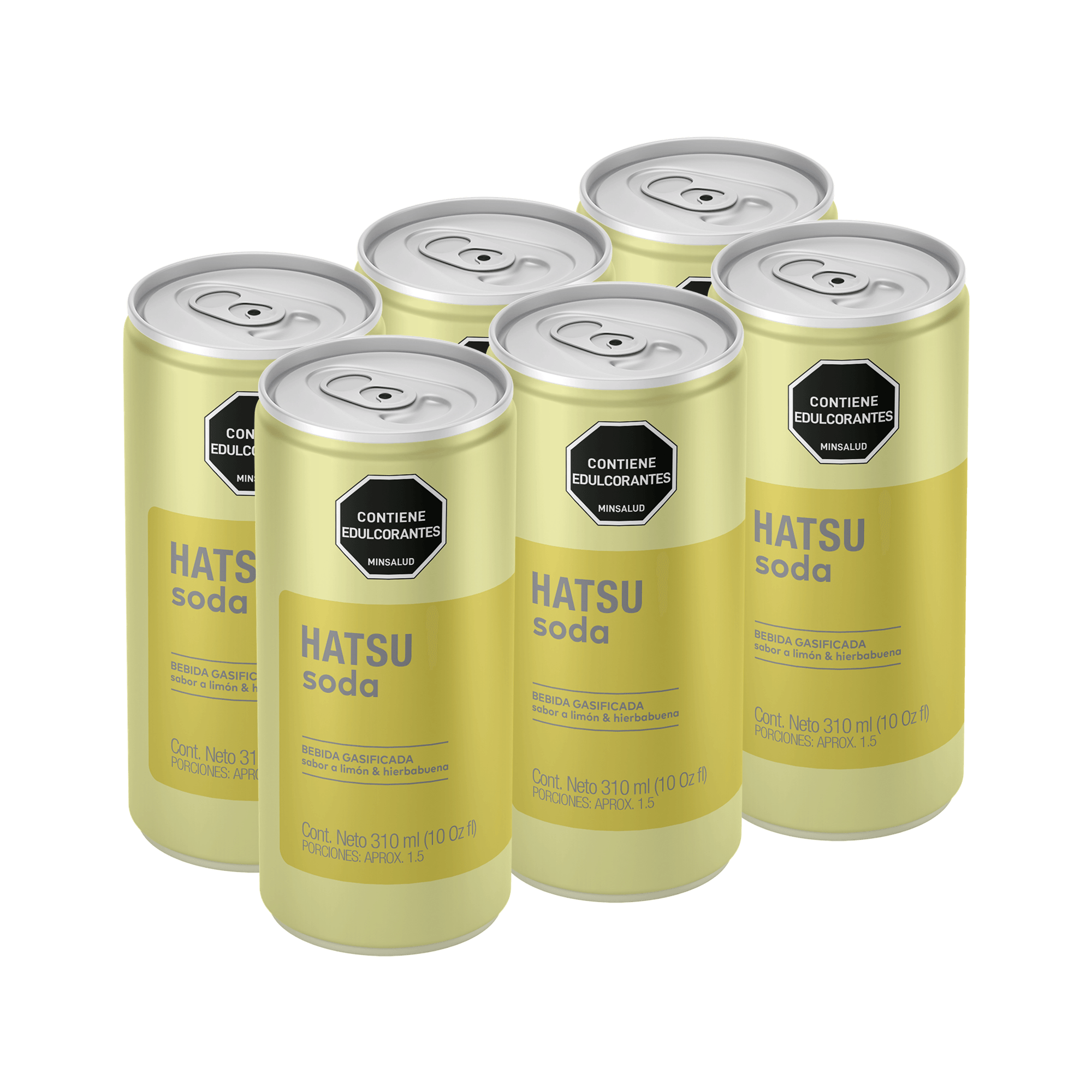 SODA HATSU LIMON HIERBAB LATA X6 *310ML