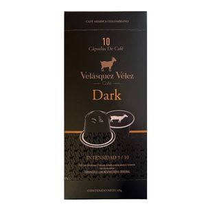 Capsula Cafe Dark Velasquez Velez *10 und
