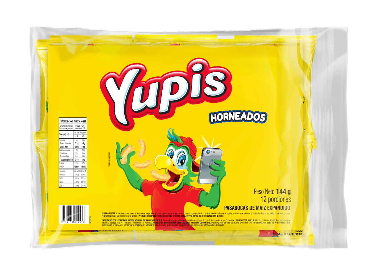 YUPIS SALADOS BOLSA X12 *144GR