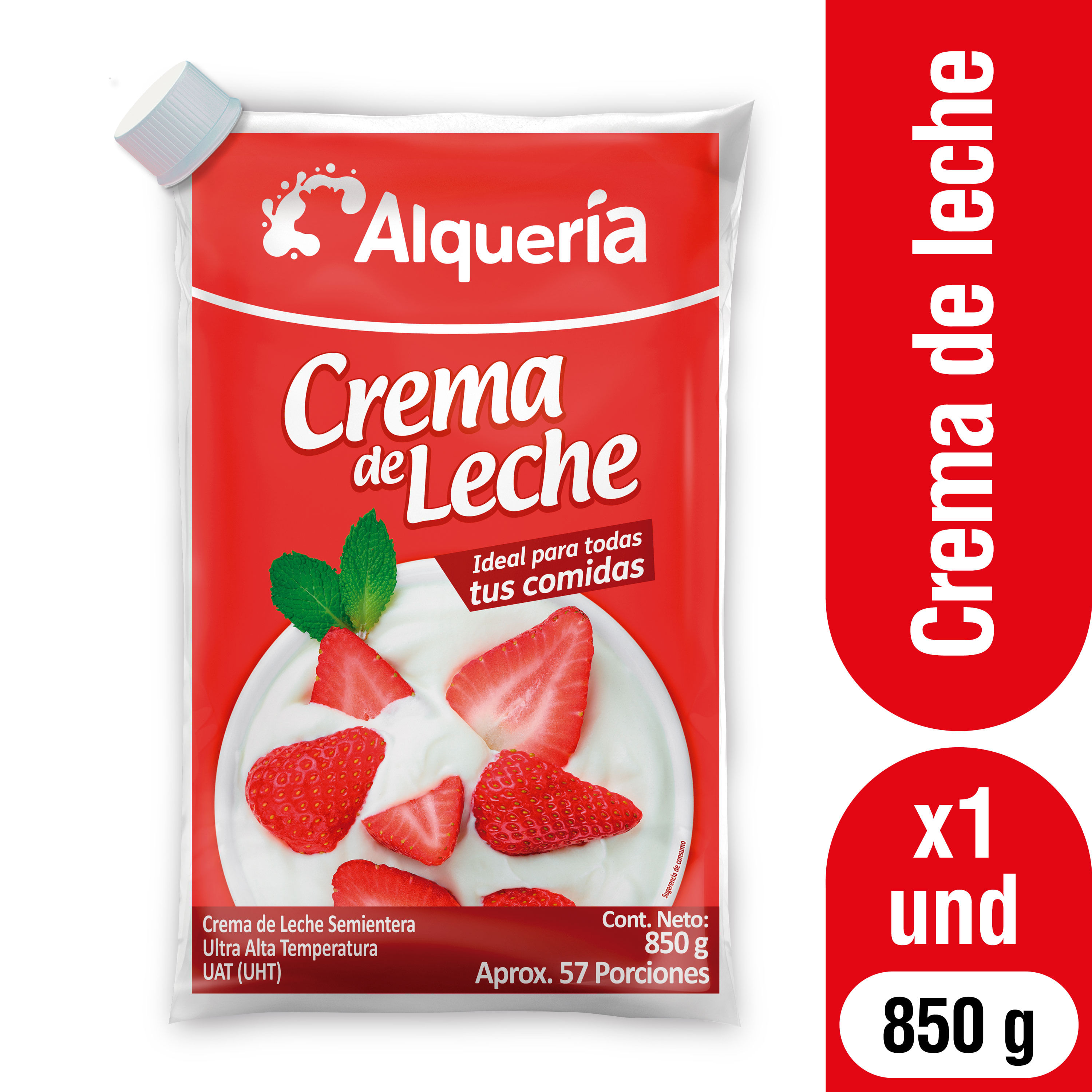 CREMA DE LECHE ALQUERIA X 850 GR