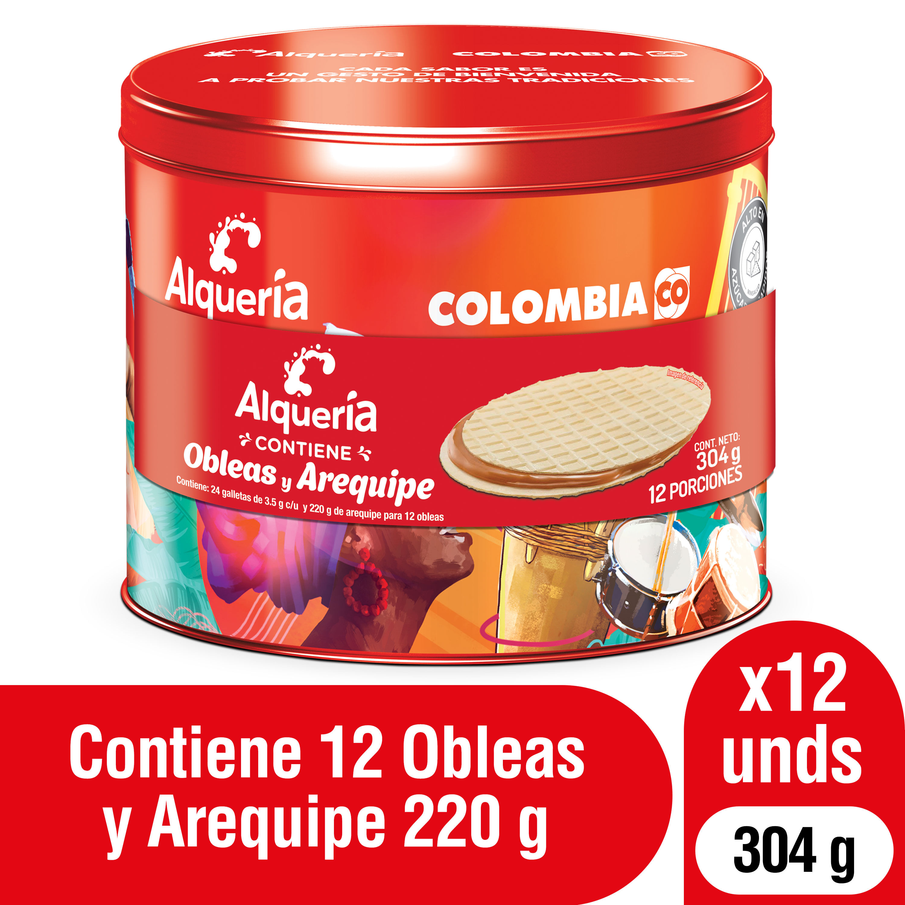 OBLEAS TARRO ALQUERIA X12*320GR+AREQ*220
