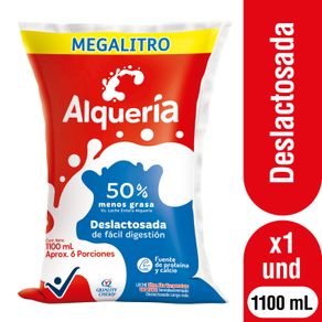 LECHE DESLACTOSADA BSA ALQUERIA *1100 ML