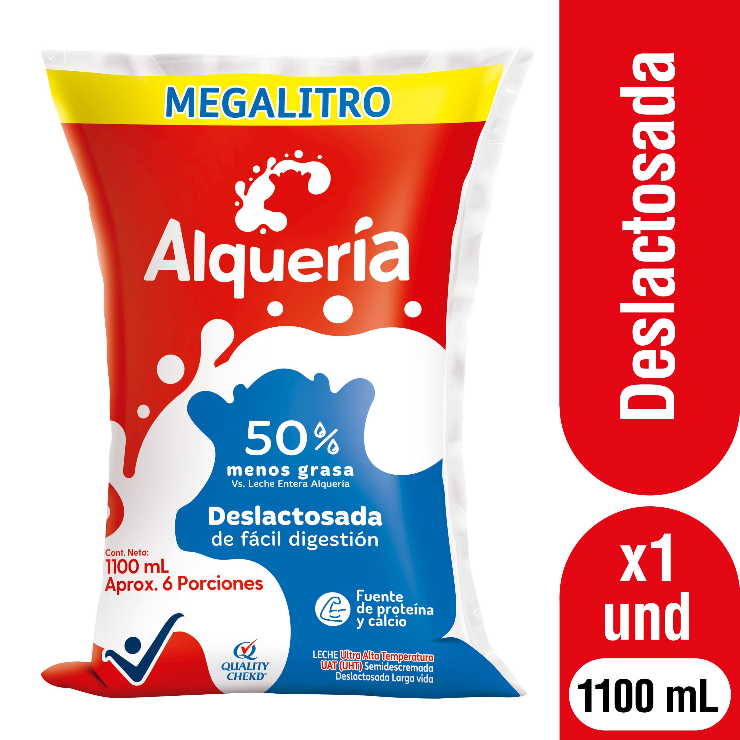 LECHE DESLACTOSADA BSA ALQUERIA *1100 ML