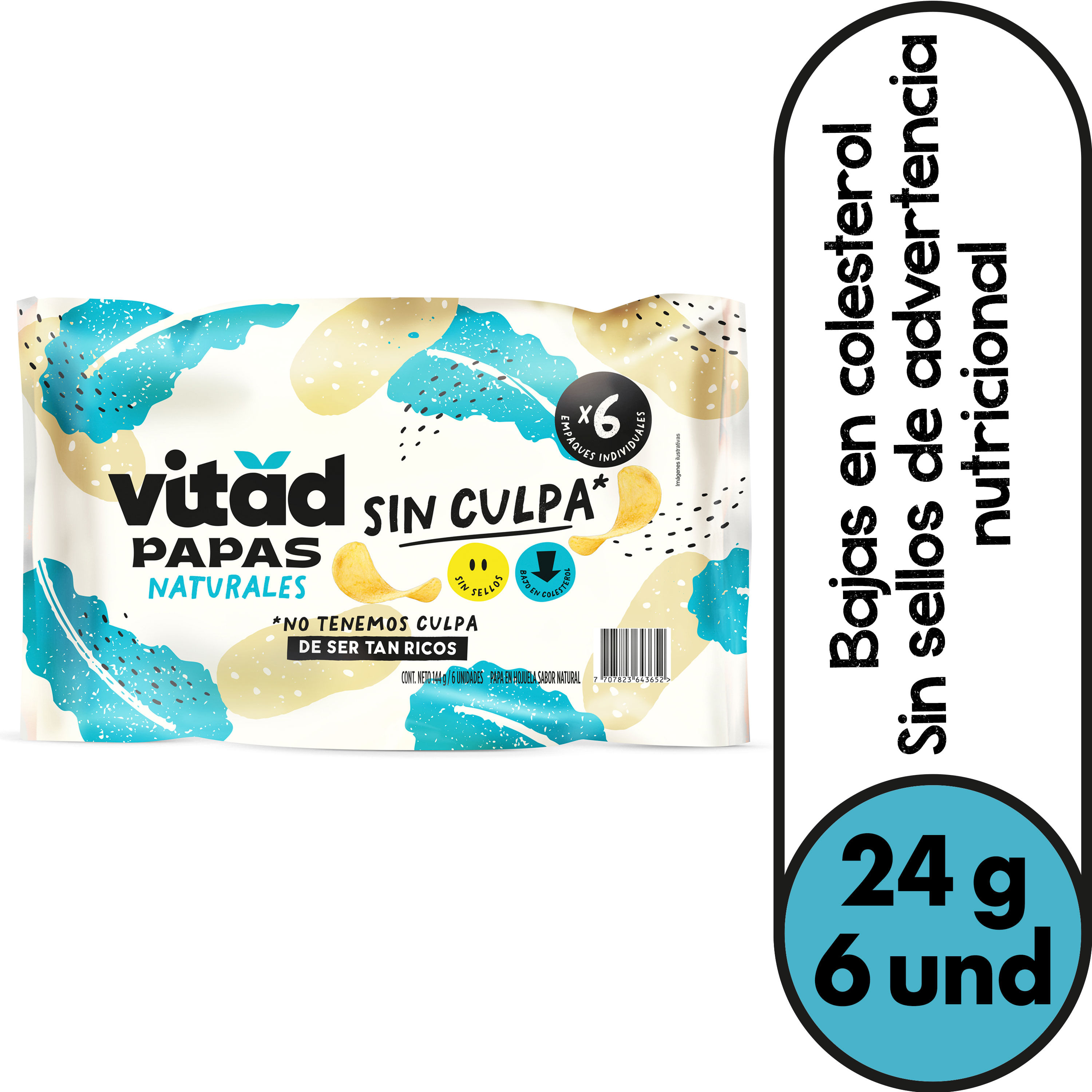 PAPAS SIN GRASAS TRANS NATURAL*24GR*6UND