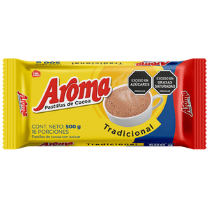 Chocolate en Pastilla Aroma Tradicional X500Gr