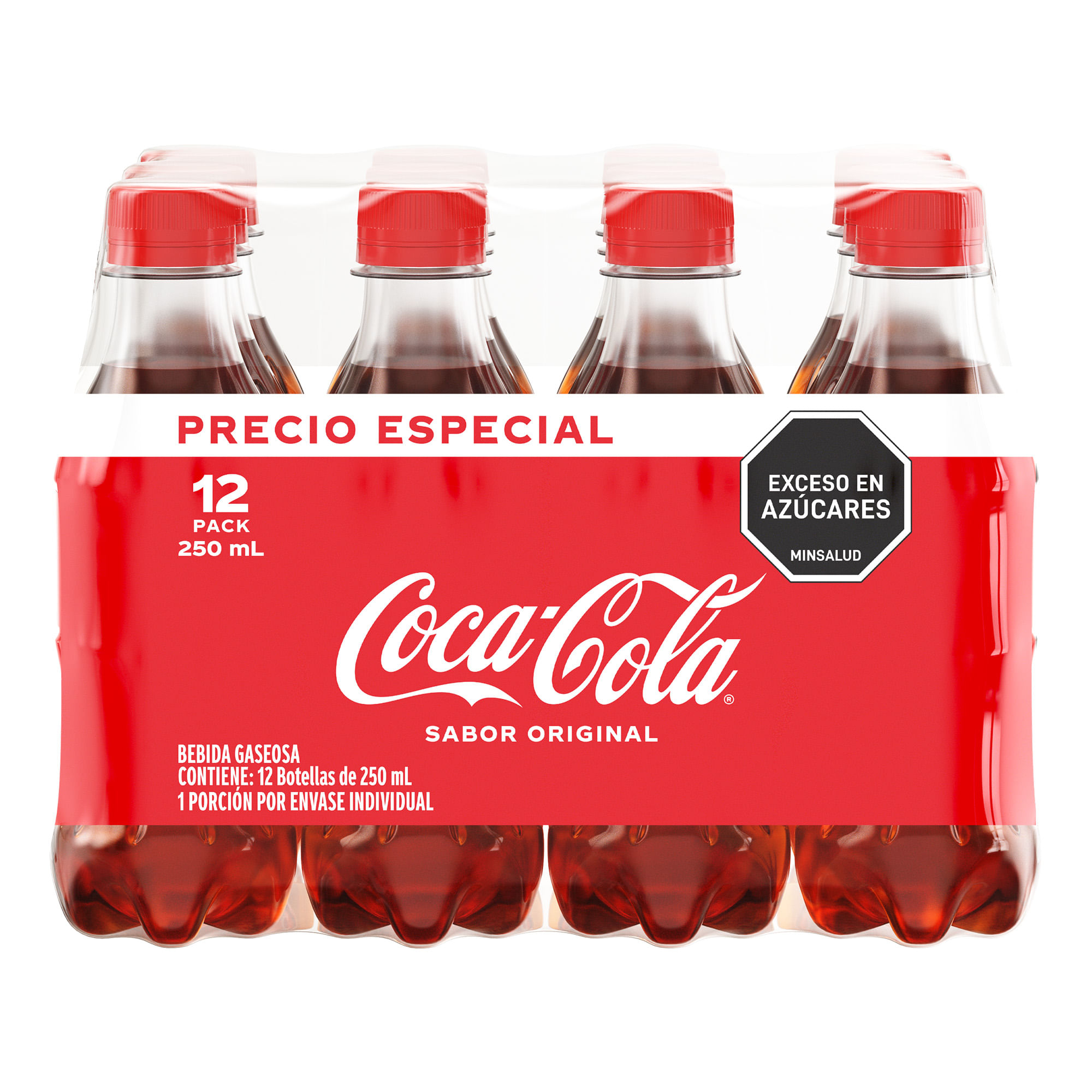 GASEOSA ORIGINAL COCA COLA*250ML*12UN