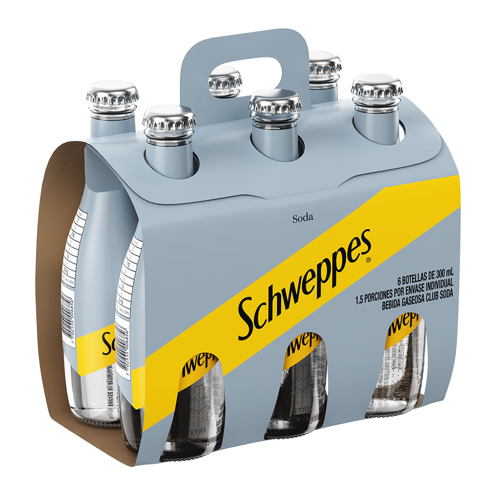 SODA SCHWEPPES X6 *300ML