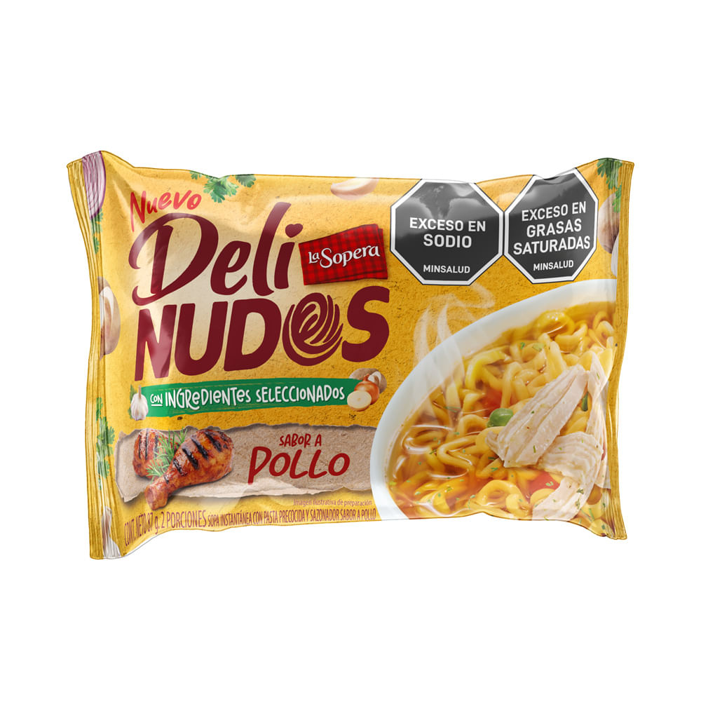 SOPA INST DELINUDOS POLLO*87GR