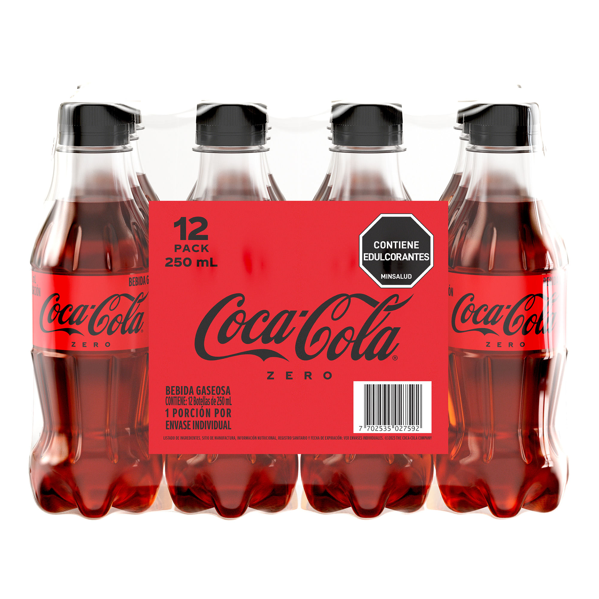 GASEOSA COCA COLA ZERO *12 *250ML
