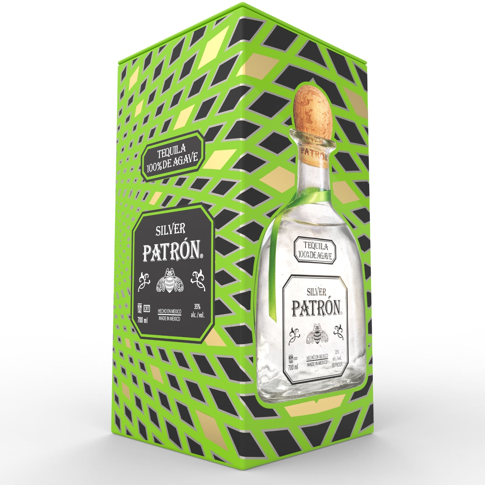 TEQUILA PATRON SILVER 100% AGAVE *700ML