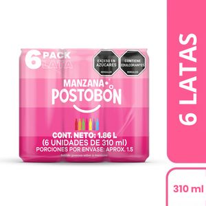 Gaseosa Manzana Lata X6 *310 ml