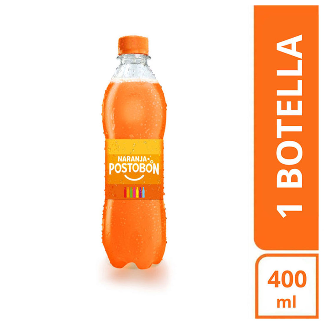 NARANJA POSTOBON PET x  400 ML