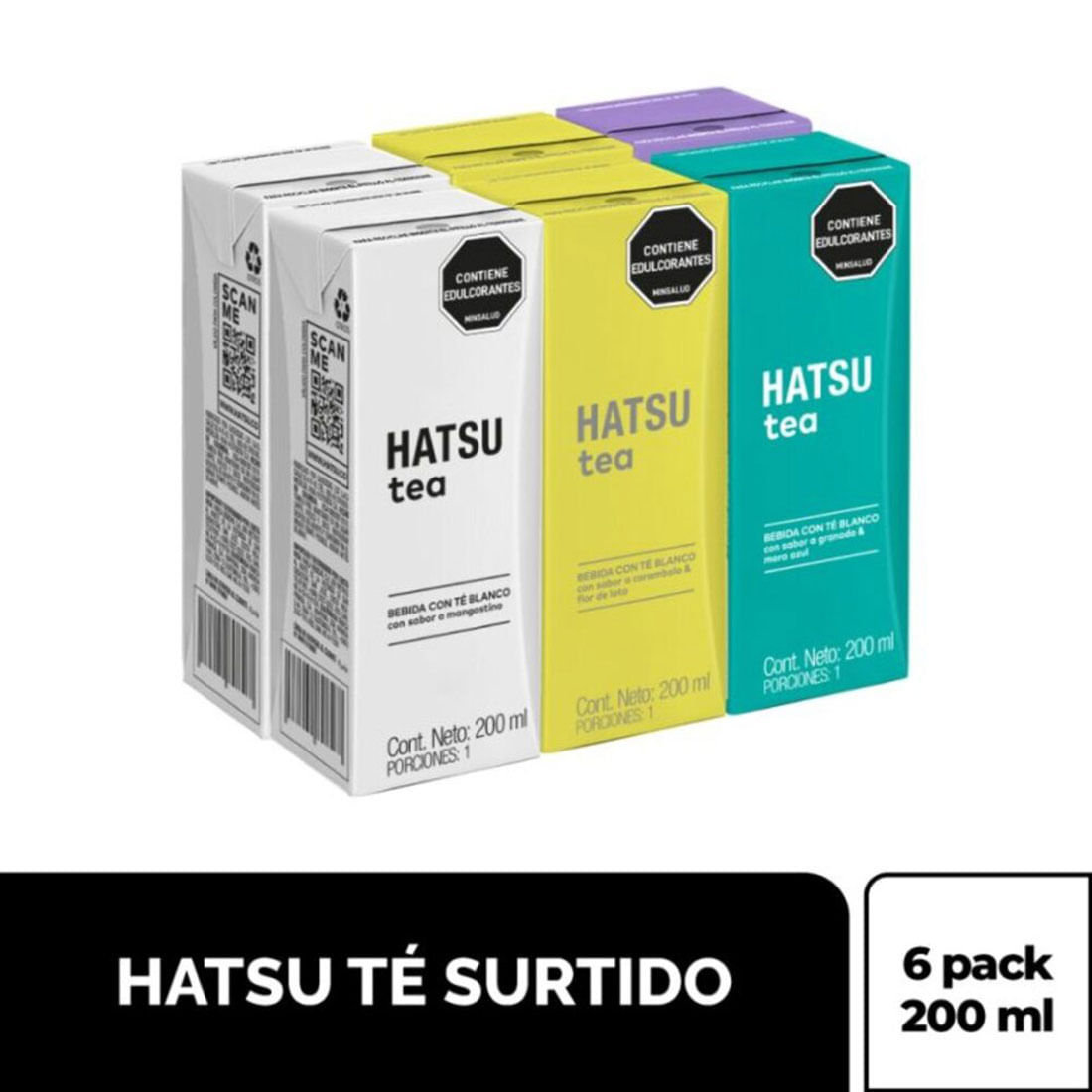 TE HATSU PACK X6 UND  x 200ML