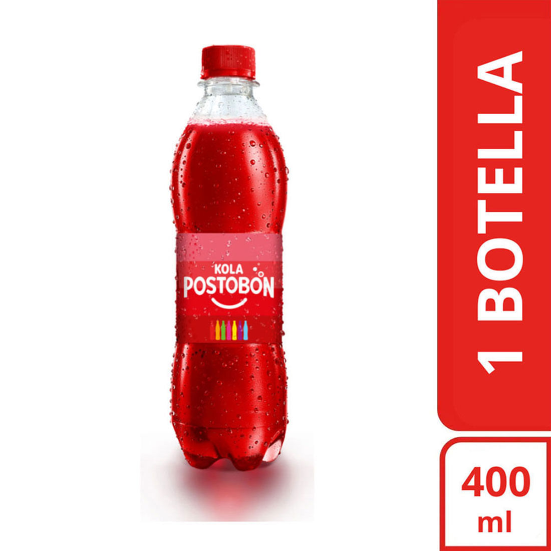 GASEOSA POSTOBON KOLA*400ML