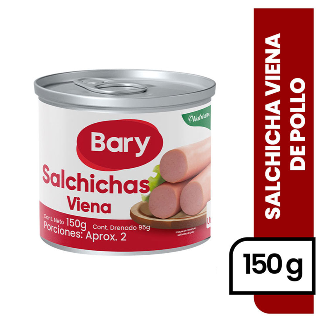 SALCHICHA VIENA DE POLLO BARY *150GR