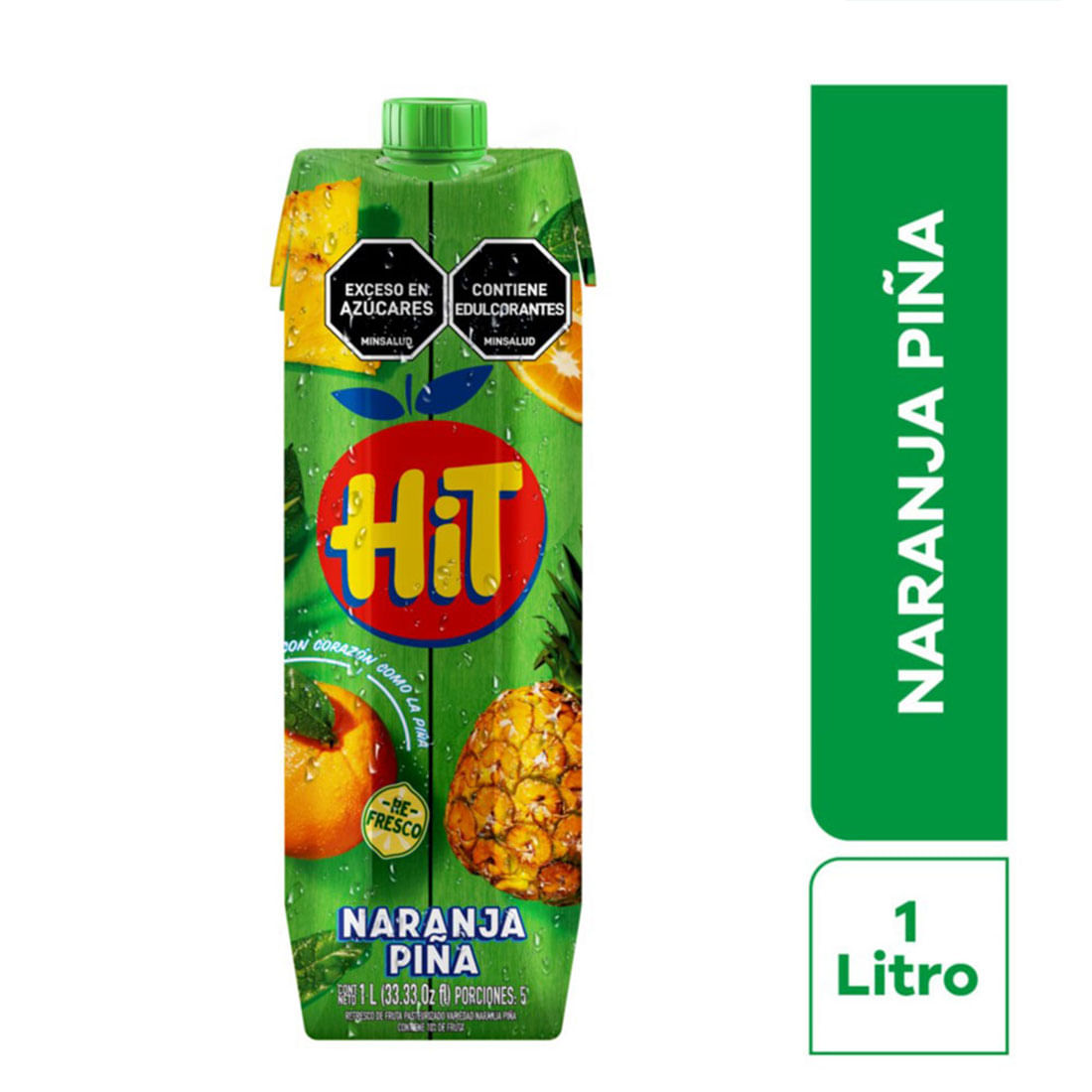 REFRESCO HIT NARANJA PINA *1000ML