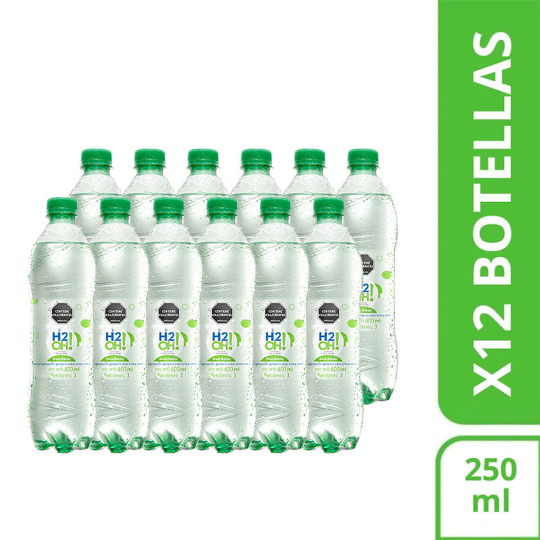AGUA H2OH 12PACK*250ML