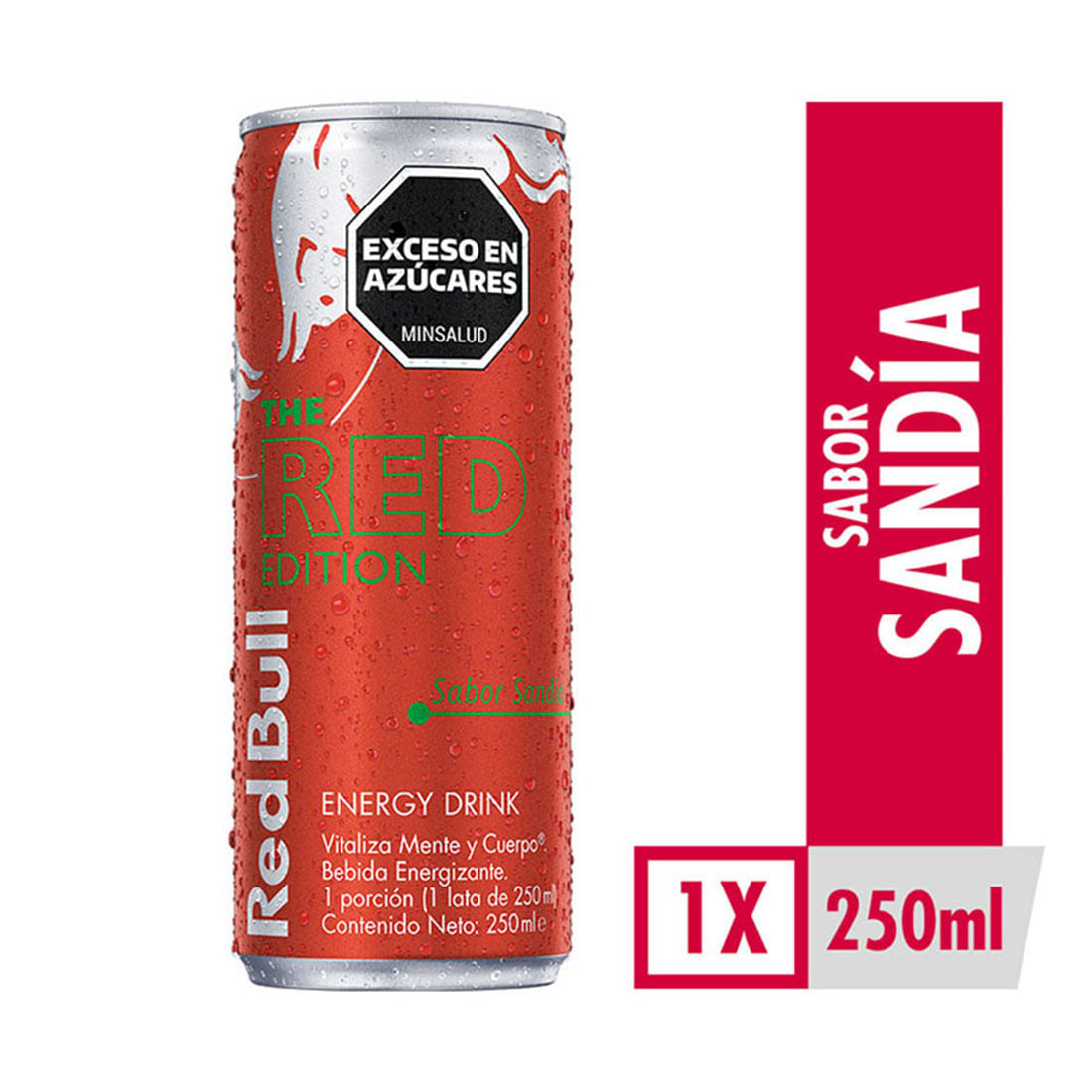 BEBIDA RED BULL LATA SANDIA * 250 ML