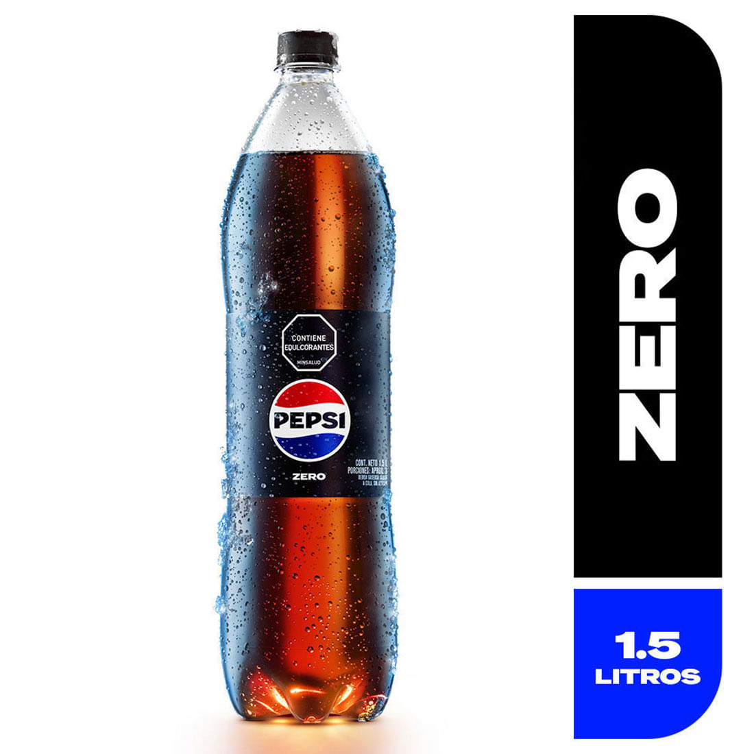 GASEOSA PEPSI BLACK CERO CALORIAS *1.5LT