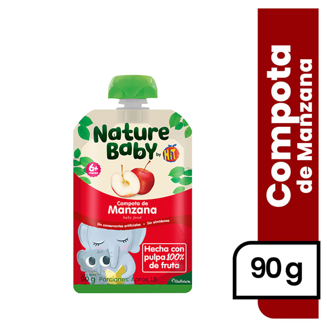 COMPOTA MANZANA NATURE BABY *90GR