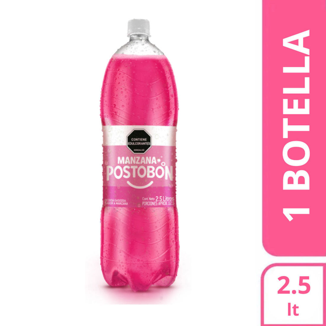 MANZANA CERO POSTOBON  PET   x 2.5LTR