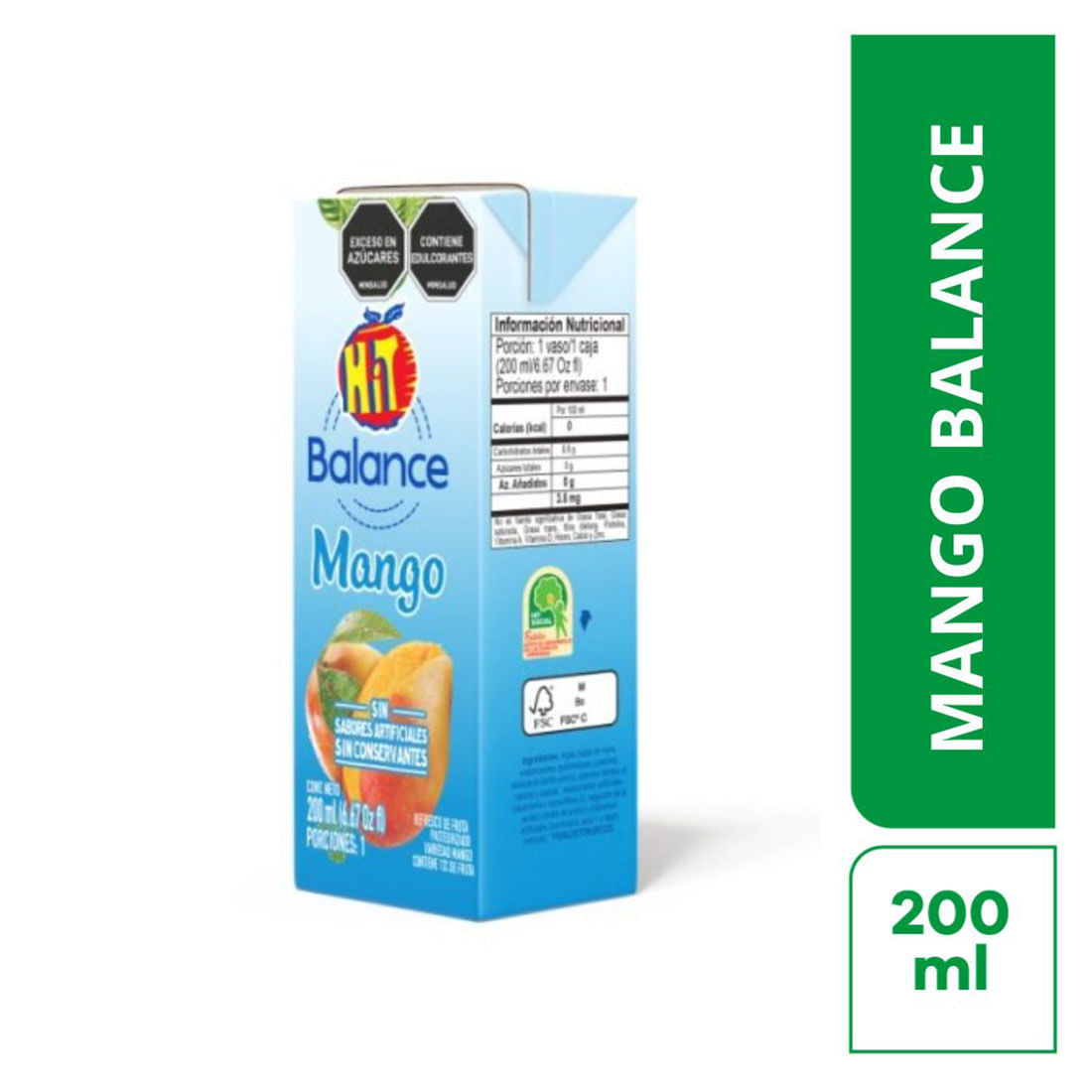 HIT LIGHT MANGO  x 200ML