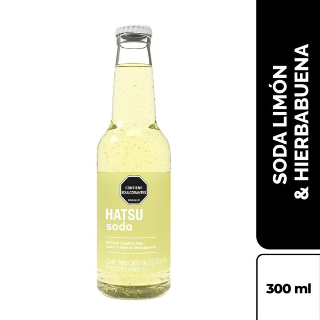 SODA LIMON Y HIERBABUENA HATSU * 300 ML