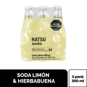 Soda Limon/Hierbabuena Hatsu * 3 und