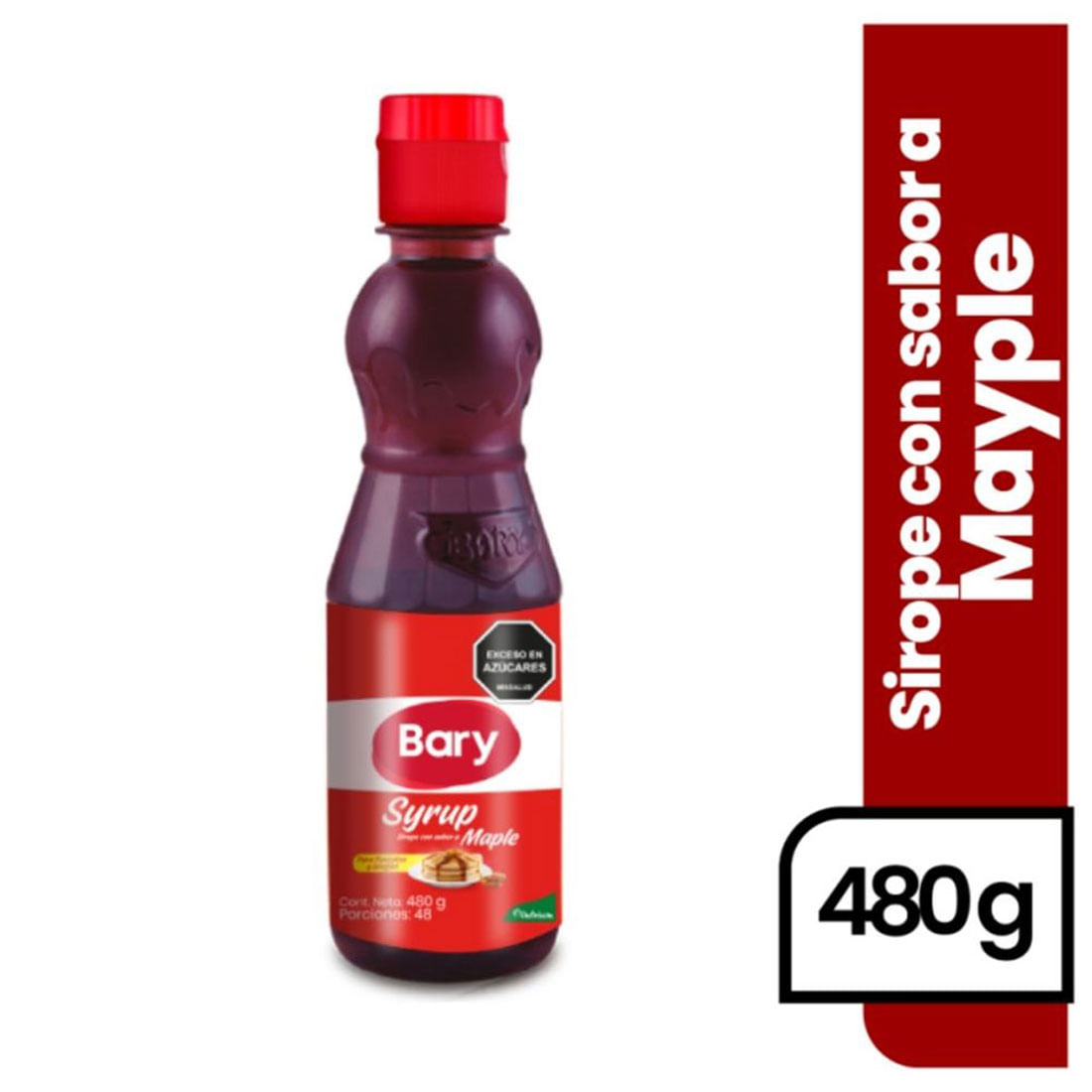 SIROPE CON SABOR A MAPLE BARY X480GR