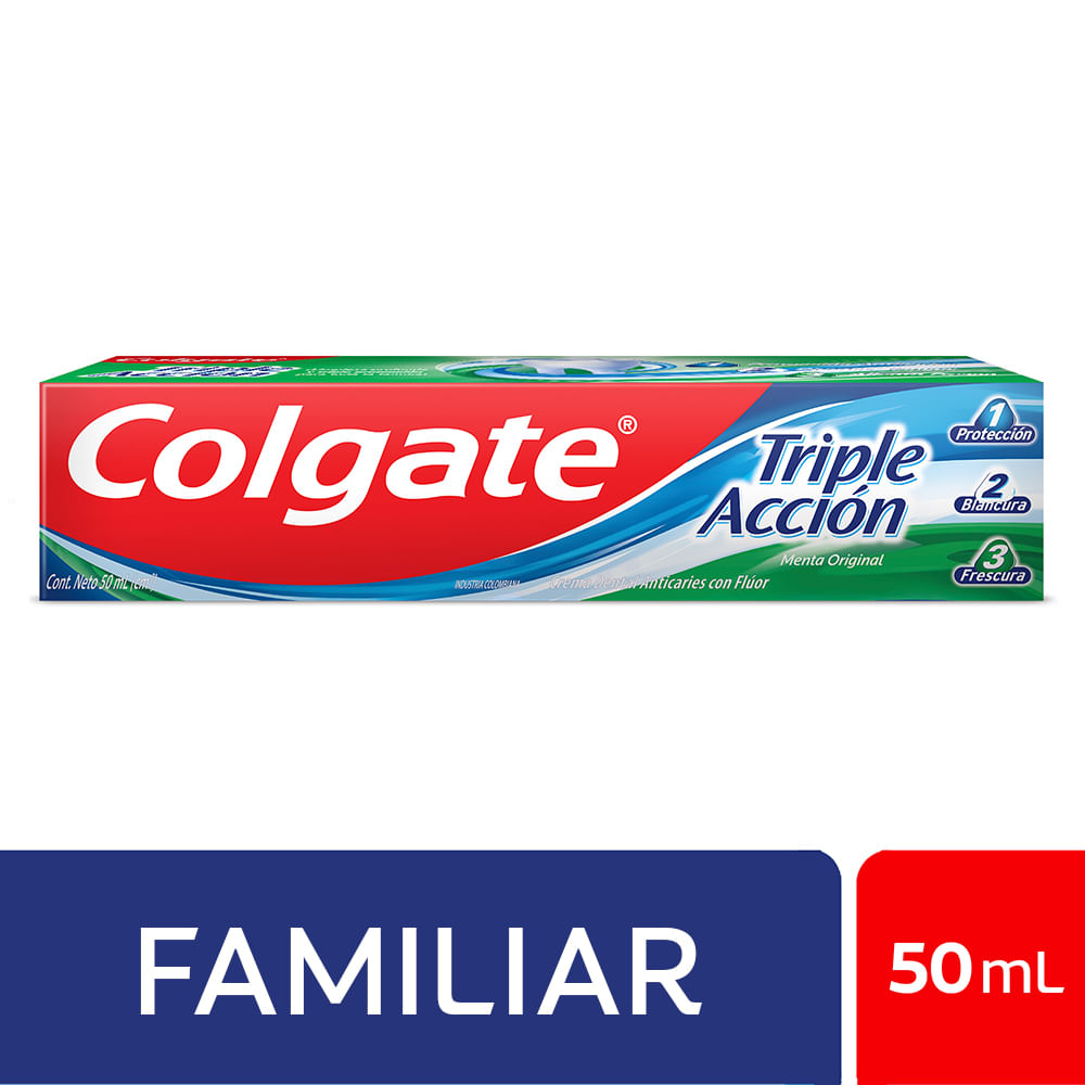 CREMA DENTAL COLGATE TRIPLE ACCION 50ML