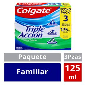 CREMA DENTAL TRIPLE ACCION 3X125ML