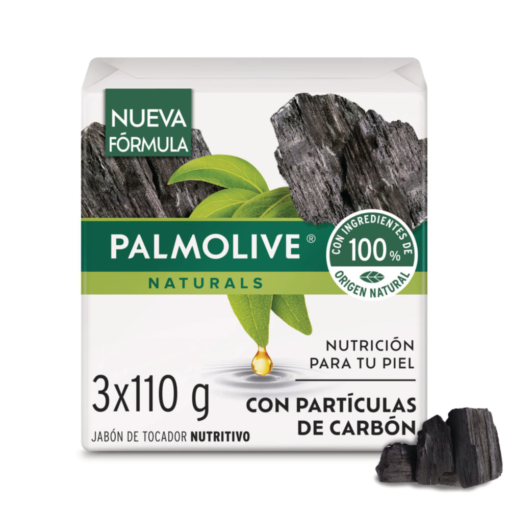 JABON PALMOLIVE CARBÓN BARRA 3*110GR