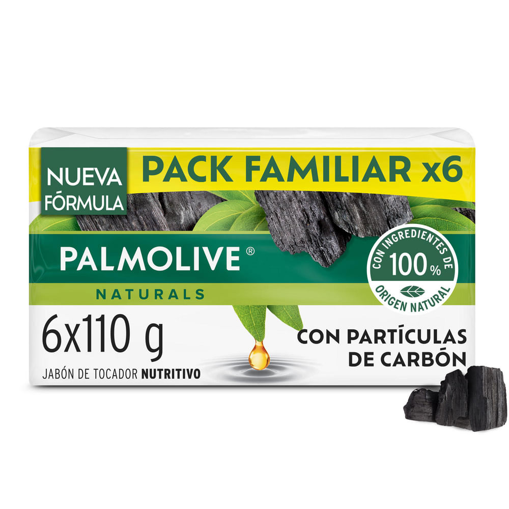 JABON PALMOLIVE CARBÓN BARRA 6*110GR