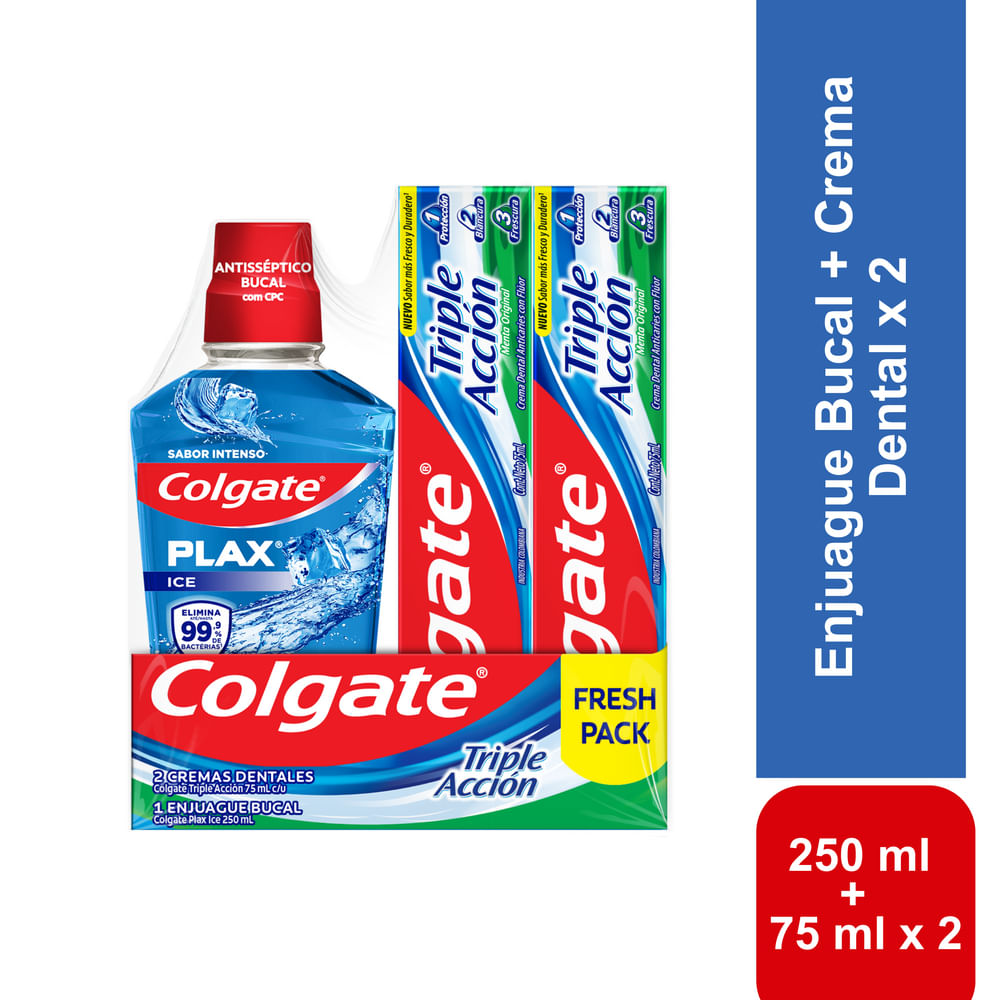 ENJ. BUCAL PLAX 250ML+CREMA DENTAL 75ML