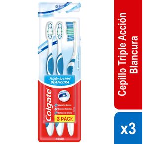 CEPILLO DENTAL COLGATE EXTRABLANCURA X3