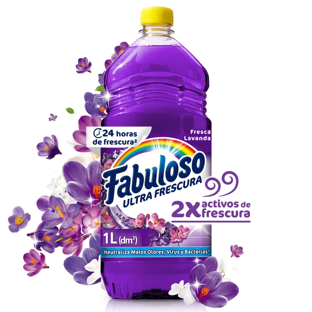 LIMPIAPISOS FABULOSO ANTIBAC LAVANDA *1L