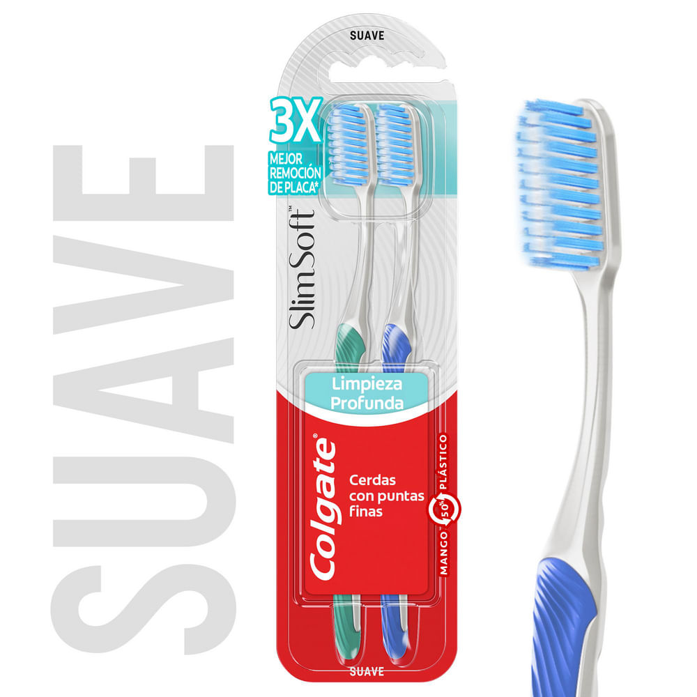 CEPILLO DENTAL COLGATE SLIM SOFT *2