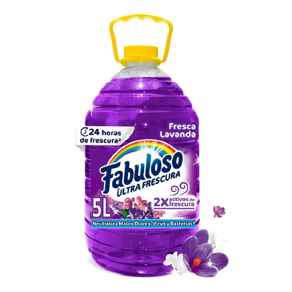 LIMPIAPISOS FABULOSO ANTIBAC LAVANDA *5L