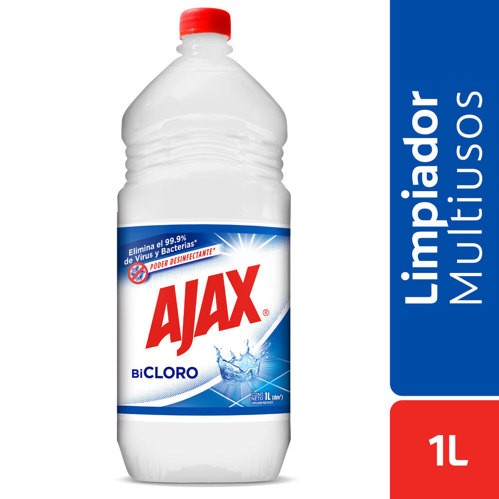 LIMPIA PISOS AJAX BICLORO 1L